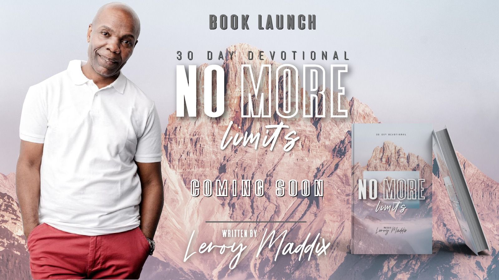 No More Book Launch - Bishop Leroy Maddix